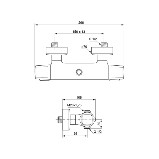 Brause-Thermostat